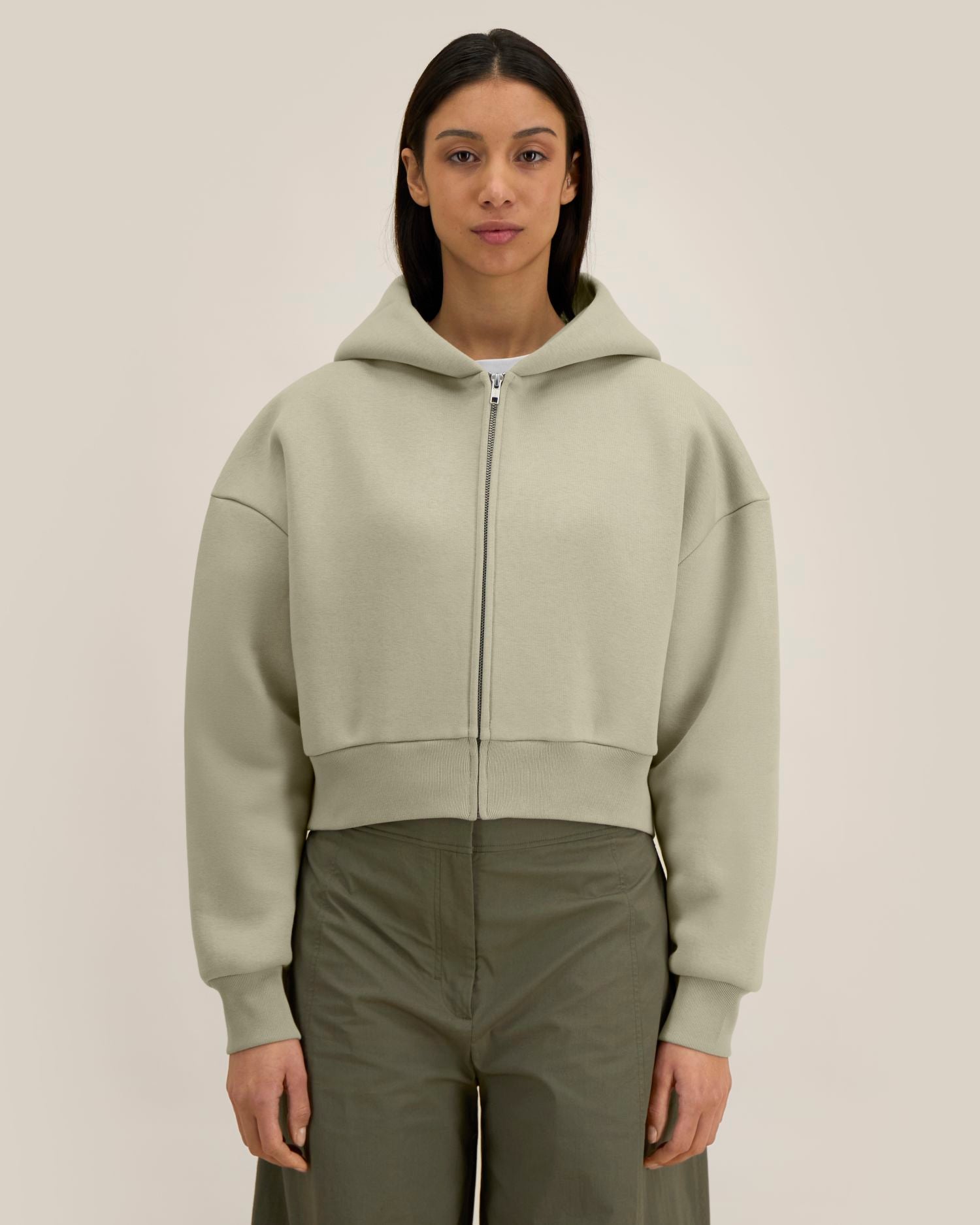 Women's Heavyweight Zip-Up Hoodie 500 GSM | Stella Tessa SASW058