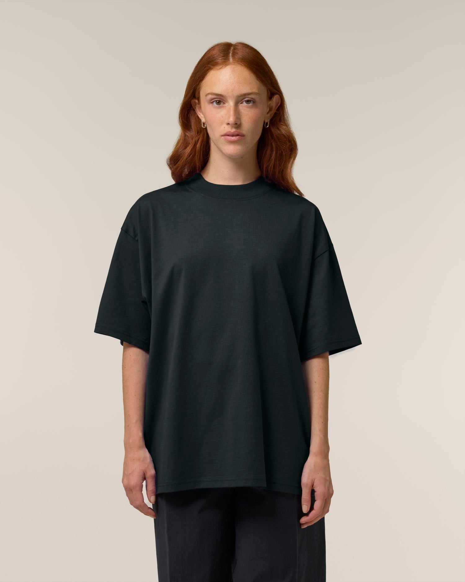 Oversized Mockneck Organic T-Shirt | Blaster 2.0 SATU020