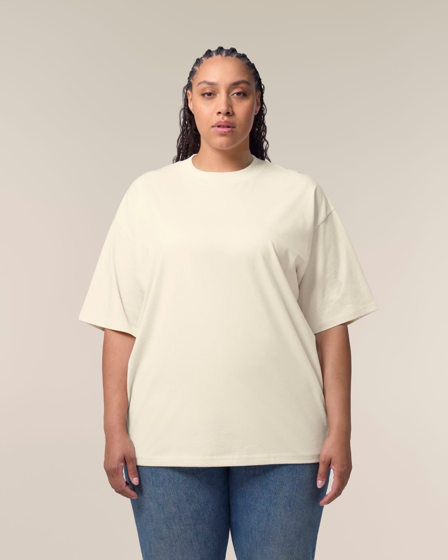 Oversized Mockneck Organic T-Shirt | Blaster 2.0 SATU020