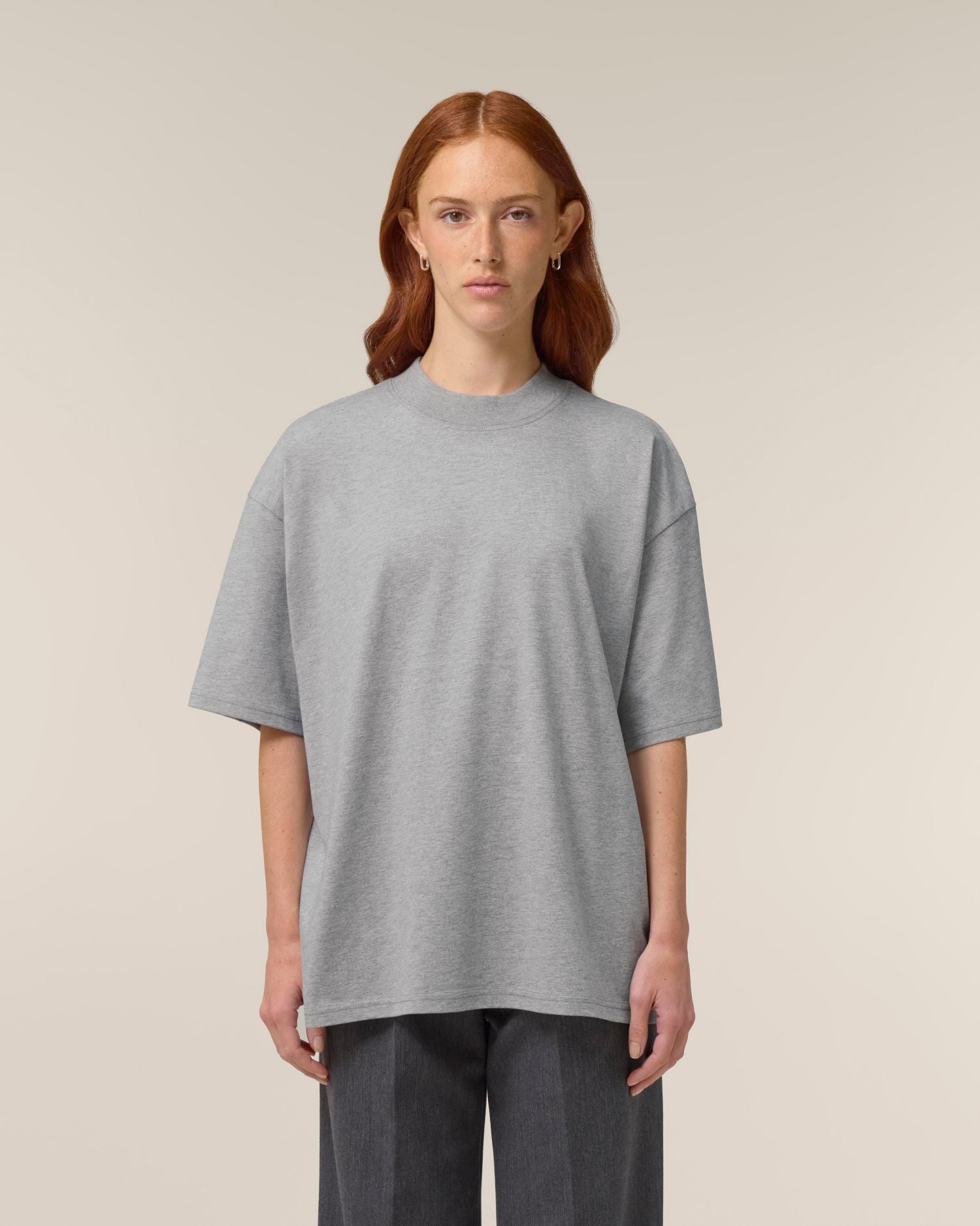 Oversized Mockneck Organic T-Shirt | Blaster 2.0 SATU020