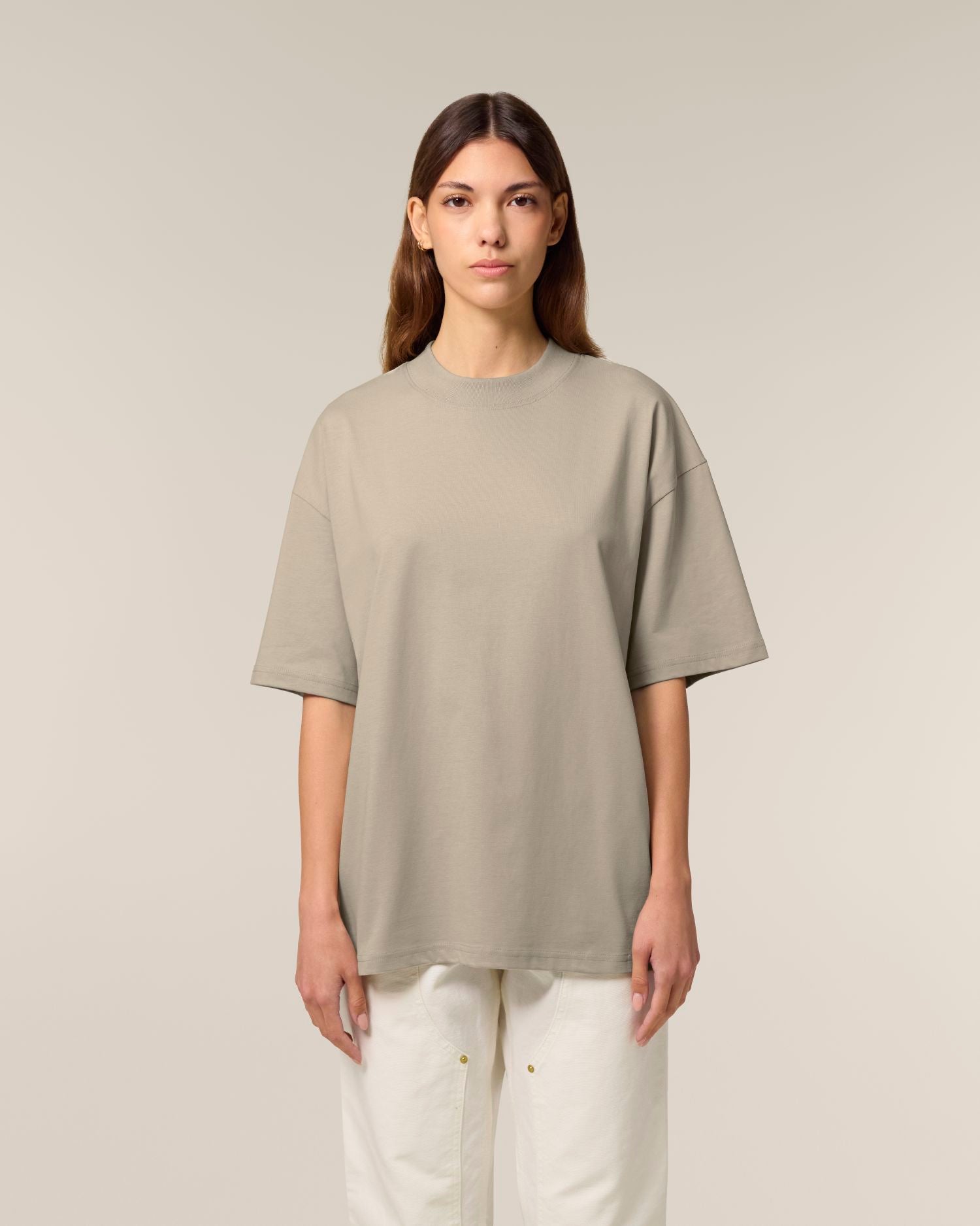 Oversized Mockneck Organic T-Shirt | Blaster 2.0 SATU020