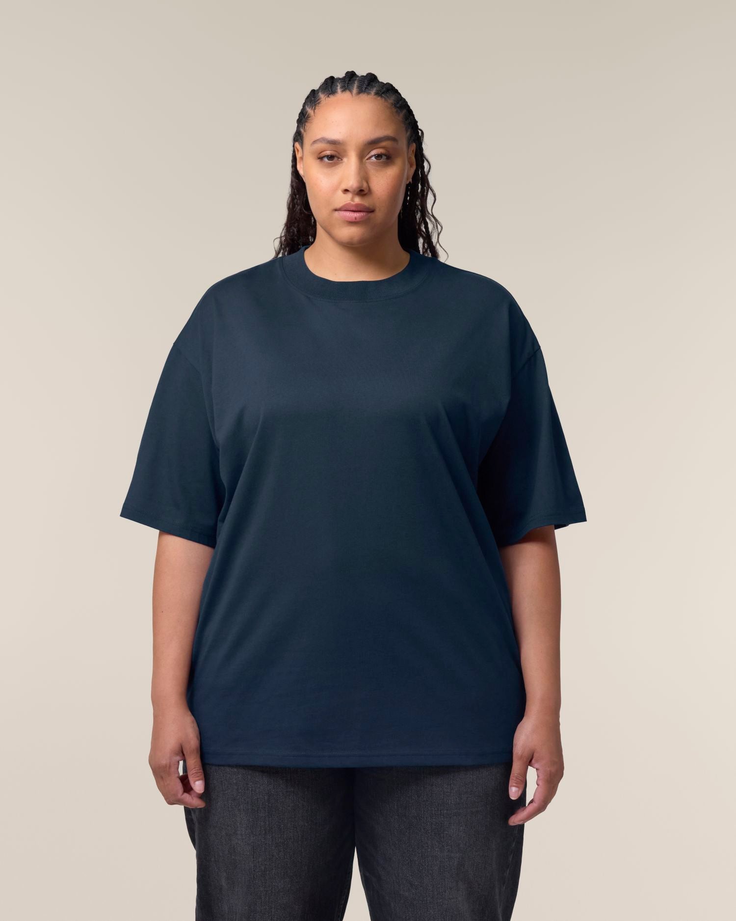 Oversized Mockneck Organic T-Shirt | Blaster 2.0 SATU020