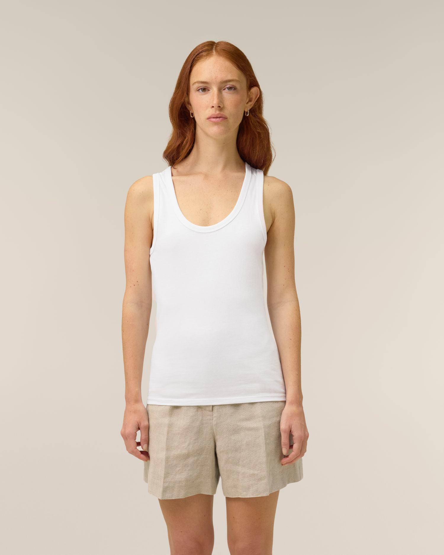 Women's Fitted Organic Tank Top | Stella Ava SATW033