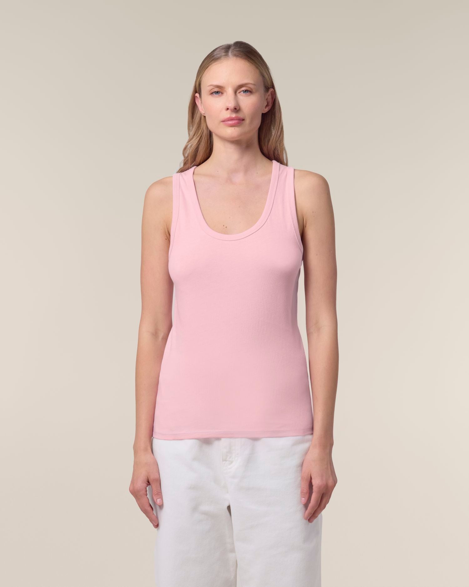 Women's Fitted Organic Tank Top | Stella Ava SATW033