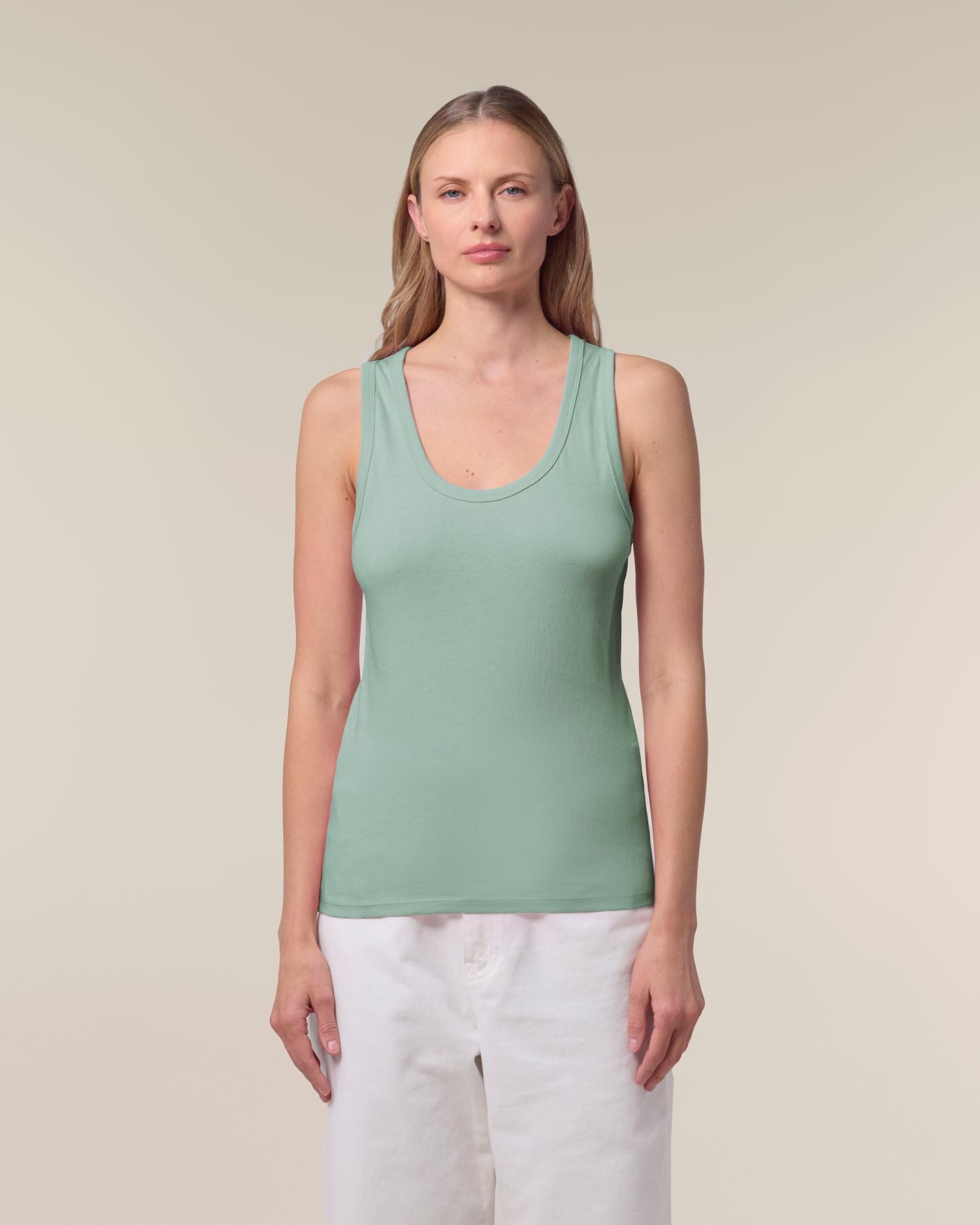 Women's Fitted Organic Tank Top | Stella Ava SATW033