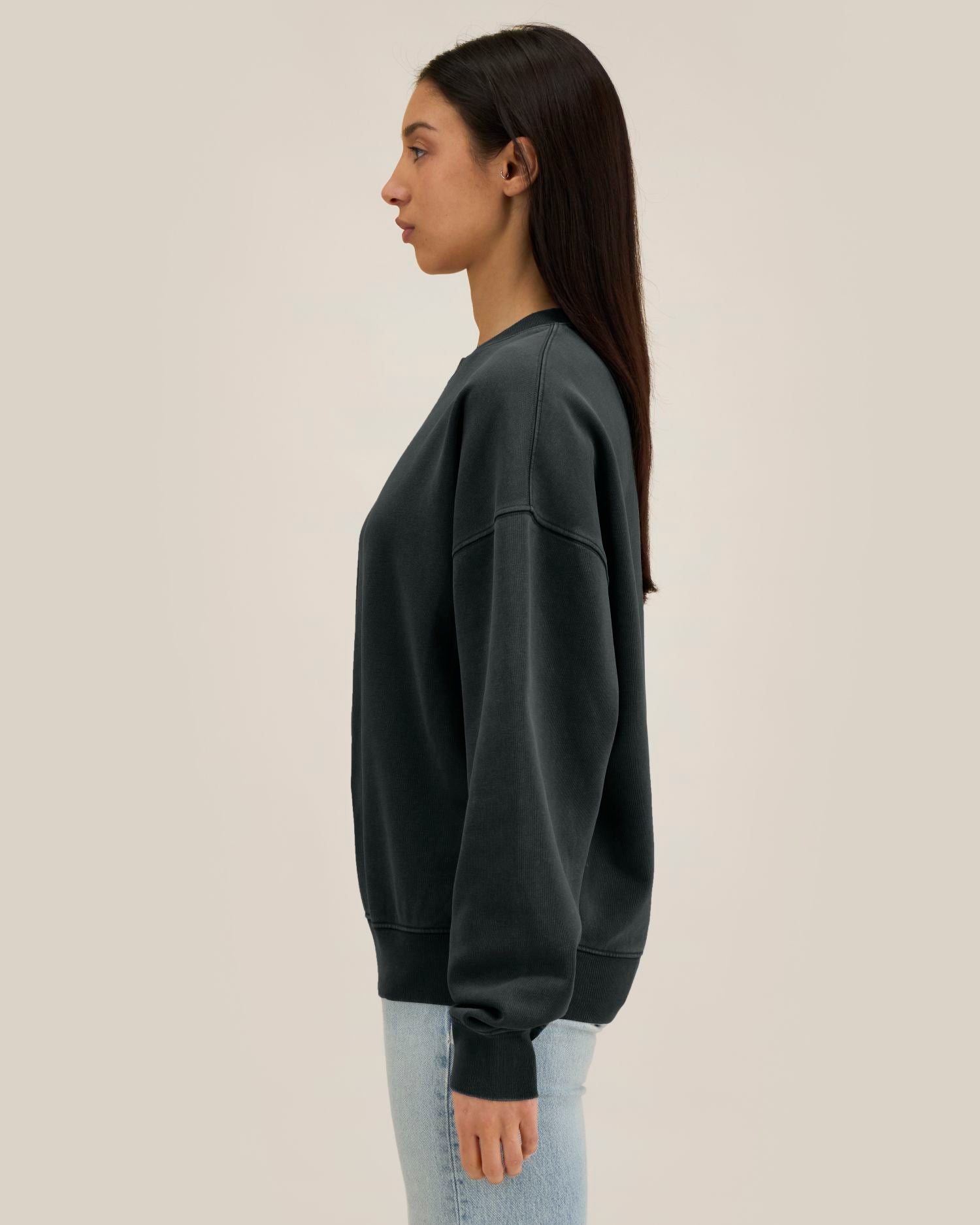 Garment-Dyed Crewneck Sweatshirt | Easer Vintage SASU043