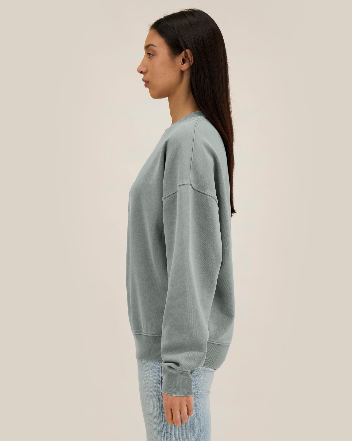 Garment-Dyed Crewneck Sweatshirt | Easer Vintage SASU043