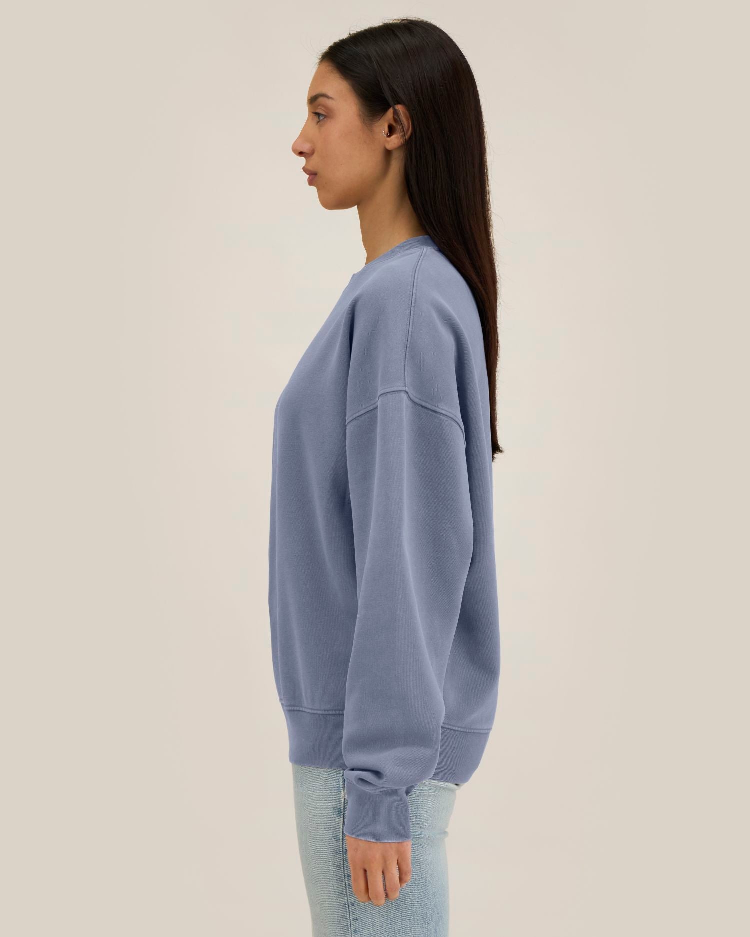 Garment-Dyed Crewneck Sweatshirt | Easer Vintage SASU043