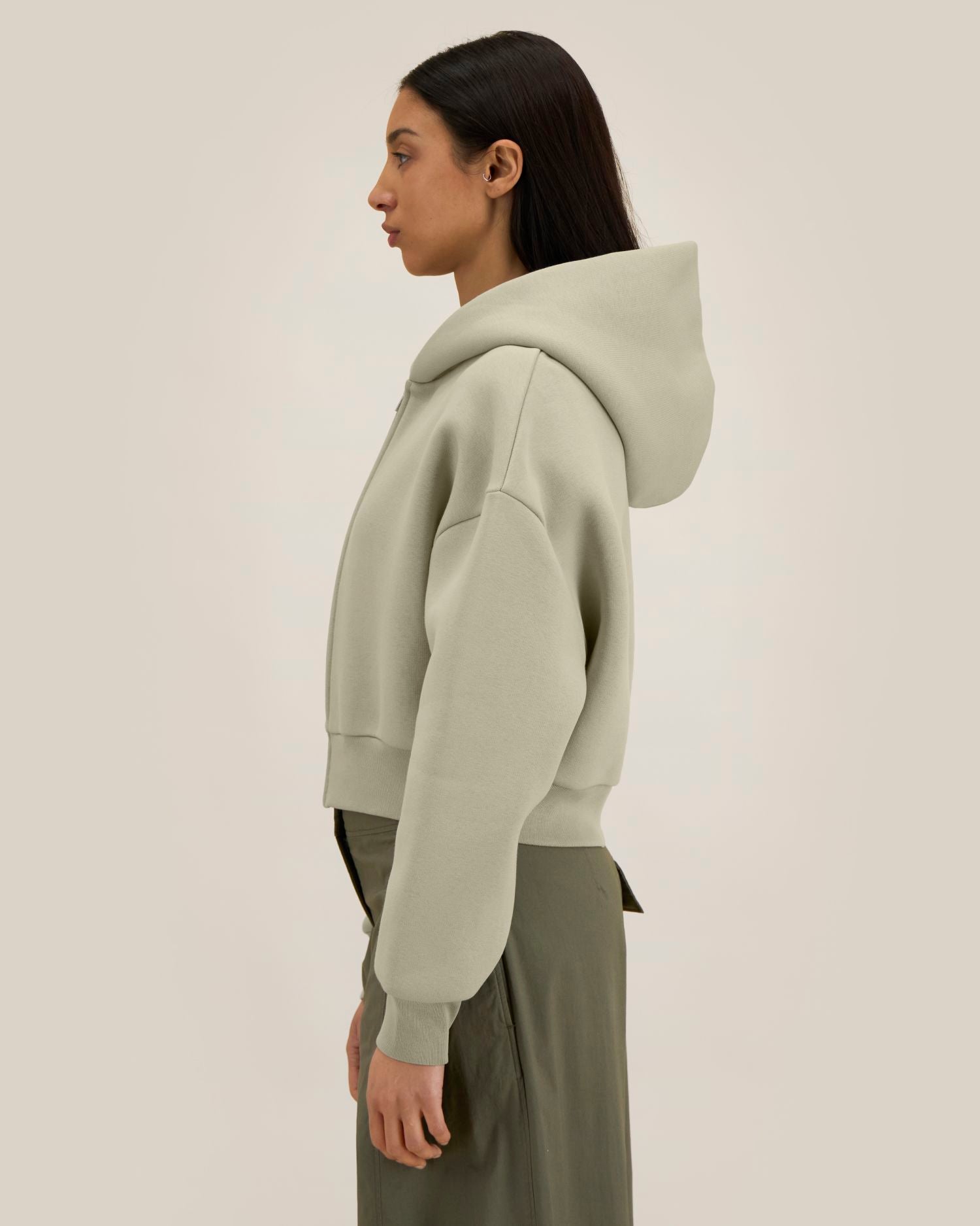Women's Heavyweight Zip-Up Hoodie 500 GSM | Stella Tessa SASW058